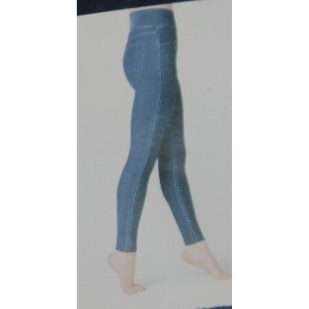 A New Day High Waist Jeggings Size Small Washed Blue Real Back Pockets Soft